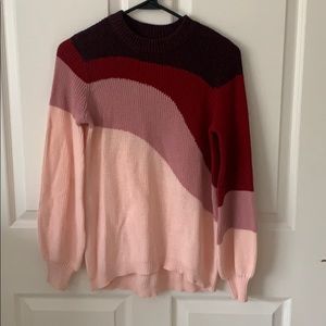 Multiple pinks sweater